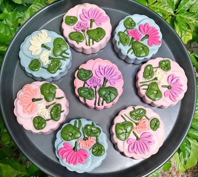 Bánh Trung thu 3d đặc sắc "đốn tim" vạn người banh hinh hoa sen thanh tao - Bánh Trung thu 3d đặc sắc "đốn tim" vạn người