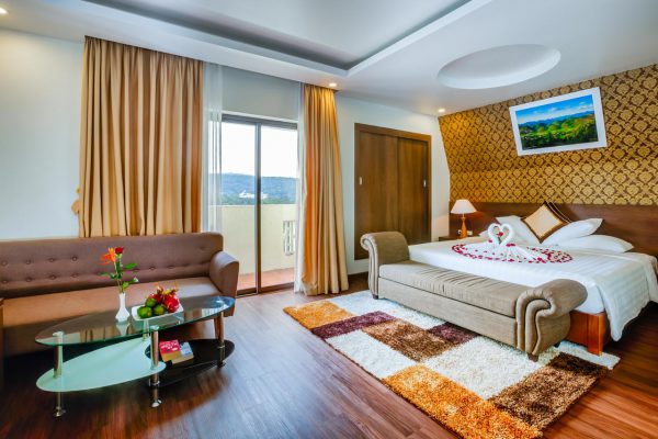 Căn phòng thiết kế hiện đại, tiện nghi tại Nesta Hotel Phú Quốc