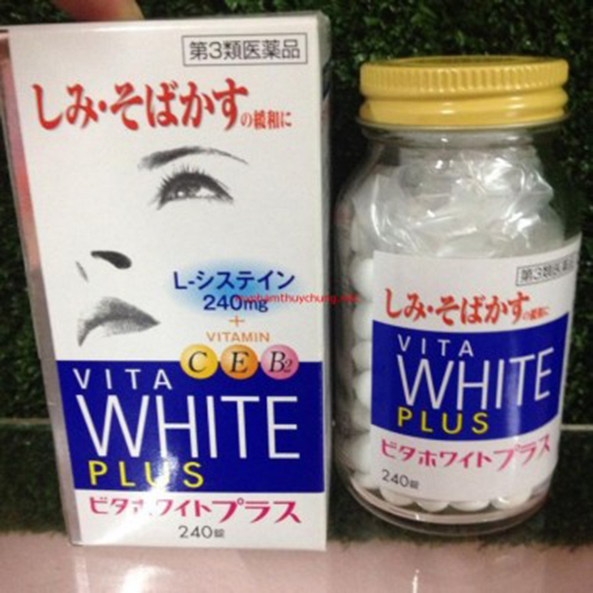 Vien uong Vita White Plus - Điểm danh top 4 sản phẩm trị nám tàn nhang hiệu quả nhất hiện nay