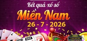 Trực tiếp KQXS Miền Nam ngày 26/7: Cập nhật XSMN Chủ Nhật chính xác nhất